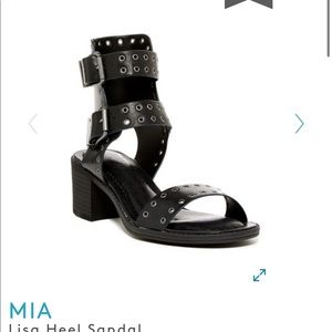 Mia Lisa Heel Sandal Black